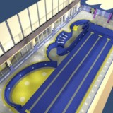 Оригинальный дизайн стационарного закрытого бассейна с использованием самых современных технологий