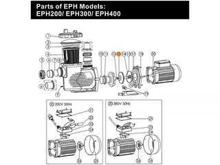 Рабочее колесо насоса SPH200/EPH200  Emaux  01400100