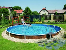 Бассейн Azuro Deluxe 403DL круг 5,5х1,2 м Каркас, пленка, без оборудования