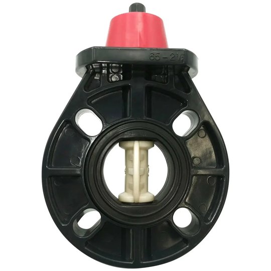 Дисковый поворотный затвор d 63 с ручкой, уплотнение EPDM AQUAVIVA