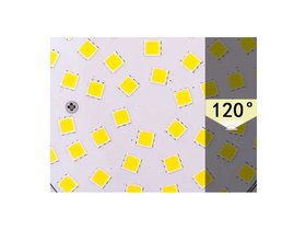 Прожектор встр. рамка белая 1 1/2 (9Вт/12В) LED RGB WAKING HJ-FG-PC94-1,5