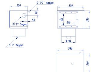 Ат 05.13 Скиммер V=25 с RGP нерж. ст. (универ.)