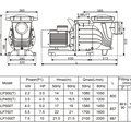 Насос (4кВт 380B 85 м3/ч h 10м в.ст.) Mayer Schwimmbad SLP500T
