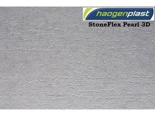 Пленка ПВХ (лайнер) (светло-серая) 3D StoneFlex Pearl Haogenplast ш.1,65x25 (41,25 кв.м)