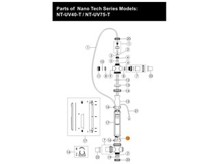 Блок питания установки ультрафиолетовой Emaux Nano Tech NT-UV87-TO Ozone E130402