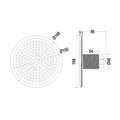 Прожектор встраиваемый 1 1/2 (18Вт/12В) LED RGB WAKING HJ-FG-PC168-1,5