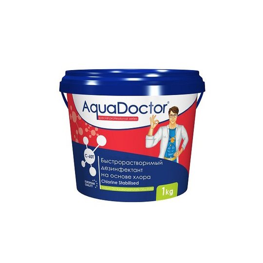 AquaDoctor C-60T (20 г) хлор-шок в таблетках 1 кг (17509)