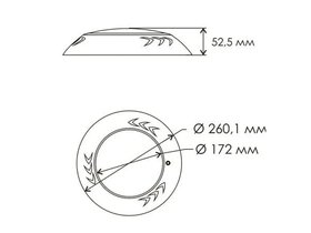 Прожектор светодиодный AquaViva (LED003-252led) 21W White (18372)