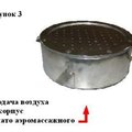 Плато аэромассажное из нерж. стали (универ.круг) M.G 240-2"н KR