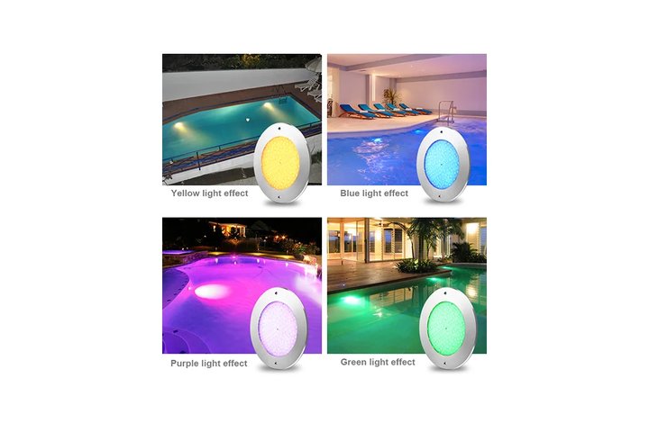 Прожектор  встраиваемый из нерж. стали (25Вт/12В) LED RGB с пультом Tadpole JKD-YC260-SP
