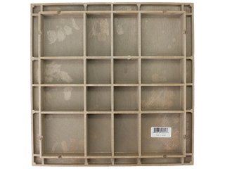 Плитка тротуарная пластиковая 40х40см бежевая (дерево) Vinyl Works