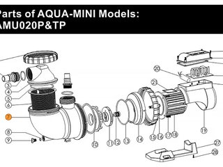 Корпус насоса AQUA-MINI Emaux (01021070)