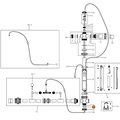 Крышка торцевая нижняя установки УФ Emaux Nano Tech NT-UV87-TO Ozone 87W 620135467