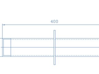 Ат 09.02М Стен. проход 400-1 1/2" (плитка)316