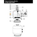 Комплект системы распределения воды внутри фильтра Emaux S 800 (89011210)
