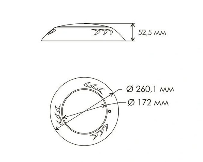 Прожектор светодиодный AquaViva (LED003-252led) 21W White (18372)