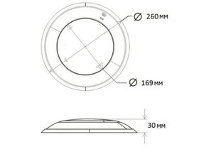 Прожектор светодиодный Aquaviva LED001B (HT201S) 546LED (36 Вт) NW White стальной + закладная