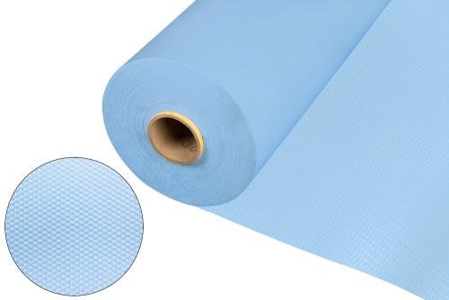 Пленка ПВХ (лайнер) (голубая) ребристая Sky Blue FXT005SB ш.2 м