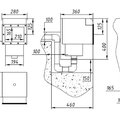 Ат 05.09М Скиммер V=25 с перел.(универ.)AISI 316