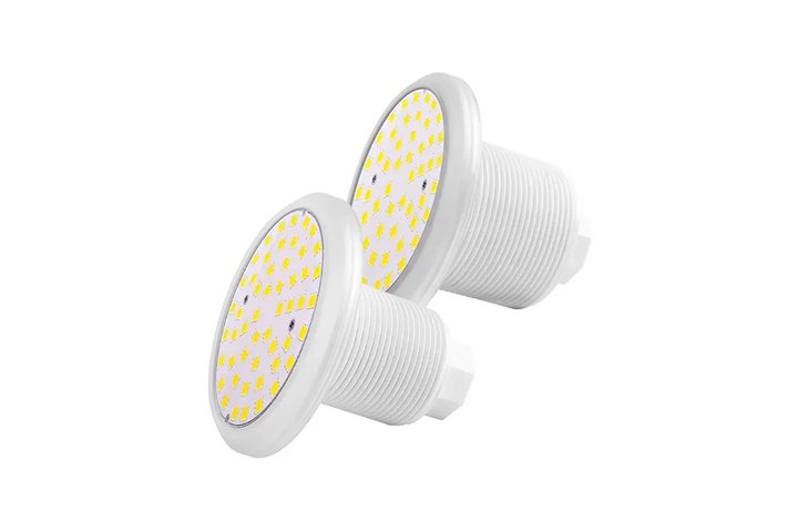 Прожектор встр. рамка белая 1 1/2 (9Вт/12В) LED RGB WAKING HJ-FG-PC94-1,5