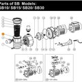 Корпус префильтра насоса SB Emaux 89021305/01021009/Е021305