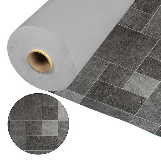 Пленка ПВХ (лайнер)(плитка) Cefil Touch VULCANO (плитка) 1.65x25m (41,25м.кв)