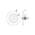 Прожектор встр. рамка нерж.ст.1 1/2 (25Вт/12В) LED White WAKING HJ-FG-SS260-1,5