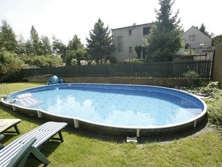 Каркас бассейна Azuro Deluxe 407DL круг 9,1х4,6x1,2 м, Стенка под дерево