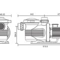 Насос 3,0кВт 380В Emaux UPH 400 9024401