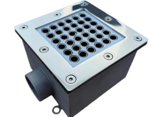 Ат 04.05М Донный слив 150х150 (универ.) AISI 316