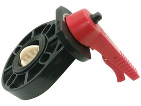 Дисковый поворотный затвор d110 с ручкой, уплотнение EPDM AQUAVIVA