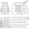 Насос (0,75кВт 220B 15,5 м3/ч h 6м в.ст.) Mayer Schwimmbad WPPE100