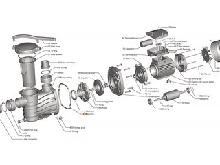 Прокладка-кольцо крышки задней насоса HFC 03 Happy Pump