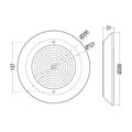 Прожектор накл.(с адаптером) из нерж.стали (18Вт/12В) LED White WAKING HJ-WM-SS200-FGV