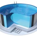 Бассейн сборный Эксклюзив круглый  2,0х1,2 м., пленка толщиной 0,6 мм, без оборудования, Summer Fun