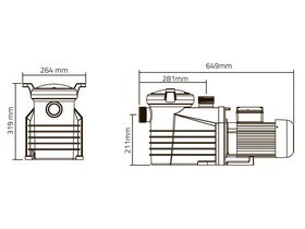 Насос 1,8кВт 220В E-Turbo ET200 Emaux 9022404