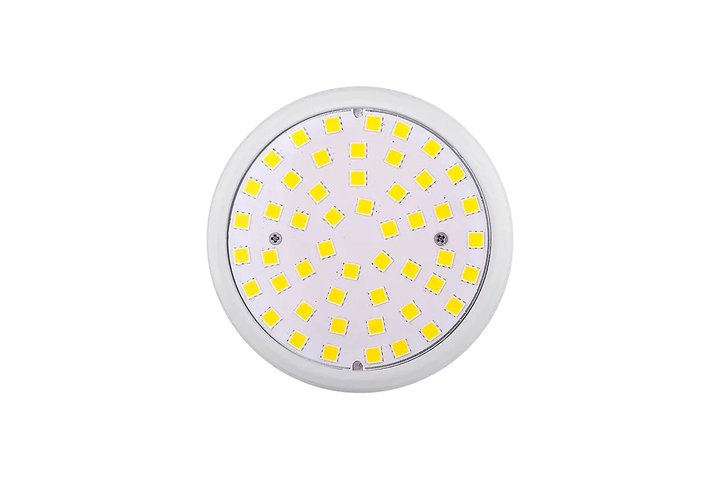 Прожектор встр. рамка белая 1 1/2 (9Вт/12В) LED RGB WAKING HJ-FG-PC94-1,5