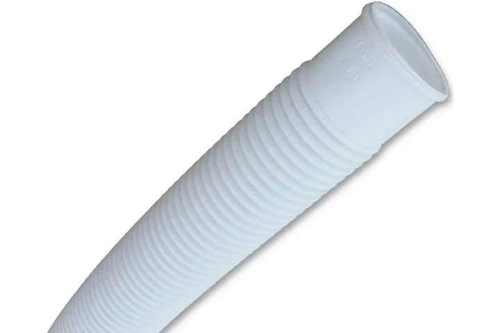 Шланг гофрированный д.32 мм. (белый, секция 1,10 м.) POOLFLEX PE_M50,60_BL PLastiflex