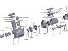 Адаптер муфты d50 насоса HFC 02 Happy Pump