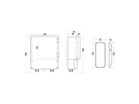 Блок управ.подв.освещ.(500Вт/220В) WiFi & Bluetooth c пультом WAKING HJ0040/040RGB