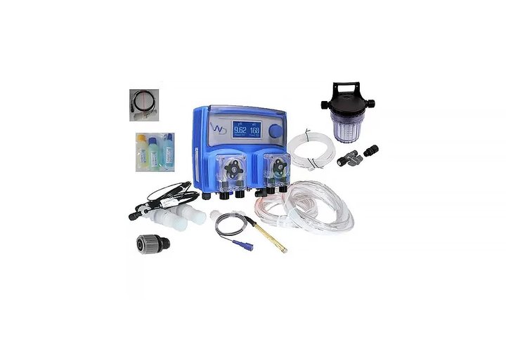 Автоматическая станция обработки воды Cl,pH Micromaster WDR01002F с перистальтич. насосами (в сборе)