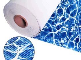 Пленка ПВХ (лайнер) (мрамор) ребристая Aquaviva Diffusion 1.65x20.2 м (33.33 м.кв)