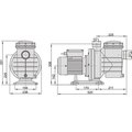 Насос с префильтром AquaViva LX SWIM 050M (220В, 14,5 м3/ч, 0,75kW)