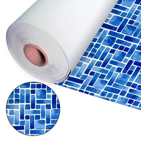Пленка ПВХ (лайнер)(мозаика размытая) Aquaviva Blocks 2,05x25,2m (51,66м.кв)