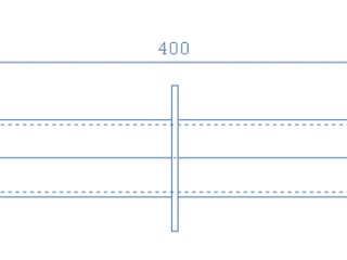 Ат 09.04М Стен. проход 400-2" (плитка) 316