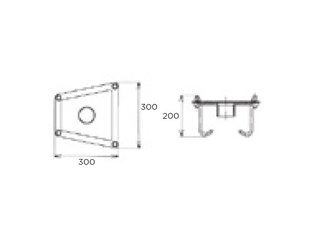 Закладное крепление водопада Water curtains Flexinox (87185062)