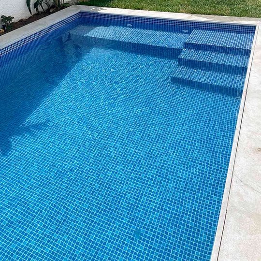 Пленка ПВХ (лайнер)(мозаика размытая) Cefil Passion Mediterraneo 1.65x25m (41,25м.кв)