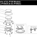 Светофильтр к прожектору Emaux ULTP-100 (зеленый) Emaux ULTP-100CL (Opus)