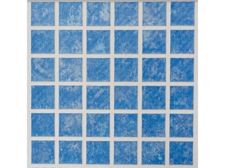 Пленка ПВХ (лайнер) (мозаика-синяя) 3D Matrix Blue Haogenplast ш.1,65 м