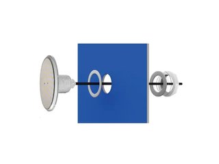 Прожектор встраиваемый 1 1/2 (18Вт/12В) LED RGB WAKING HJ-FG-PC168-1,5